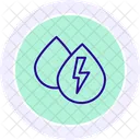 Hydro Energy Line Icon Icon