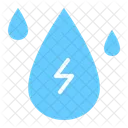 Hydro Power Energy Ecology Icon