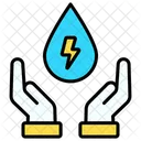 Hydro Power Ecology Power Icon