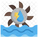 Hydro Power Ecology And Environment Green Energy Icon