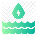 Hydro Power Wave Water Icon