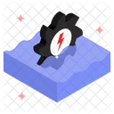 Hydro Power Energy Ecology Icon