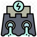 Hydroelectric Alternative Energy Icon