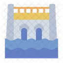 Hydroelectric Dam Hydro Power Water Turbine Icon