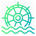 Energy Water Green Icon