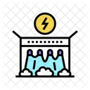 Electrical Dam Color Icon