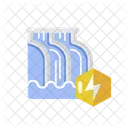 Hydroelectric power station  Symbol