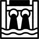 Énergie hydroélectrique  Icône