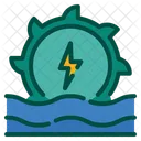 Hydroelectricite Foudre Durable Icône