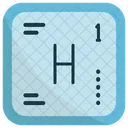 Hydrogen Chemistry Periodic Table Icon