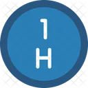 Hydrogen Periodic Table Chemistry Icon