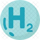Hydrogen Power Renewable Icon