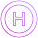 Hydrogen atom  Icon