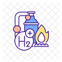 Hydrogen boiler  Icon