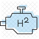 Hydrogen Engine Color Shadow Thinline Icon Icon