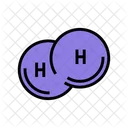 Hydrogen Molecule H 2 Chemical アイコン