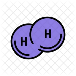 Hydrogen Molecule  Icon