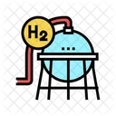 Hydrogen Storage Tank Industrial Use Icon