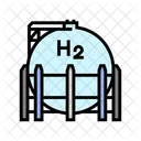 Hydrogen Tanks Energy Icon