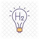 Hydrogen to electricity  Icon