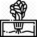 Hydrokultur Erdlos Landwirtschaft Symbol
