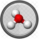 Hydronium molecule  Icon