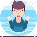 Hydrophobia Fear Of Water Icon