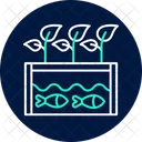 Hydroponic Nutrient Tank Farm Recycling Icon