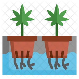 Hydroponic Production  Icon