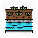 Hydroponics Water System Icon