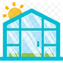 Hydroponics Greenhouse Sun Icon