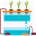 Hydroponics Plants System Icon