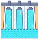 Water Power Hydropower Hydroelectricity Icon