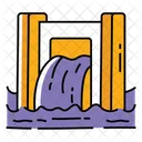 Hydropower Energy Environment Ecology Icon