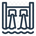 Hydropower Water Energy Icon