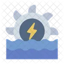 Hydropower Water Turbine Icon