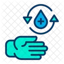 Clean Drop Hand Icon