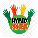 Hyped Prices Protest Objection Icon