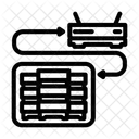 Hyper Converged Infrastructure Icon