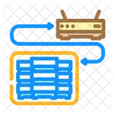 Hyper Converged Infrastructure Icon