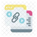 Hyperlink Link Backlink Icon