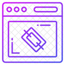 Website Webpage Link Icon