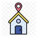 Home Pin Travel Icon