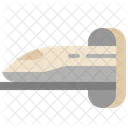 Hyperloop Tunnel Futuristic Icon