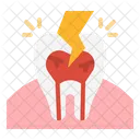 Hypersensitive Tooth Pain Icon