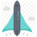 극초음속 수송 극초음속 비행기 극초음속 미사일 아이콘