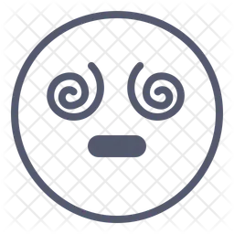 Hypnotised Emoji Icon