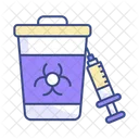 Hypodermic Needle Disposal  Icon