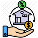 Hypotheque Immobilier Pret Icône
