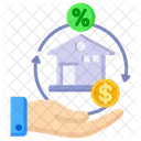 Hypotheque Immobilier Pret Icône